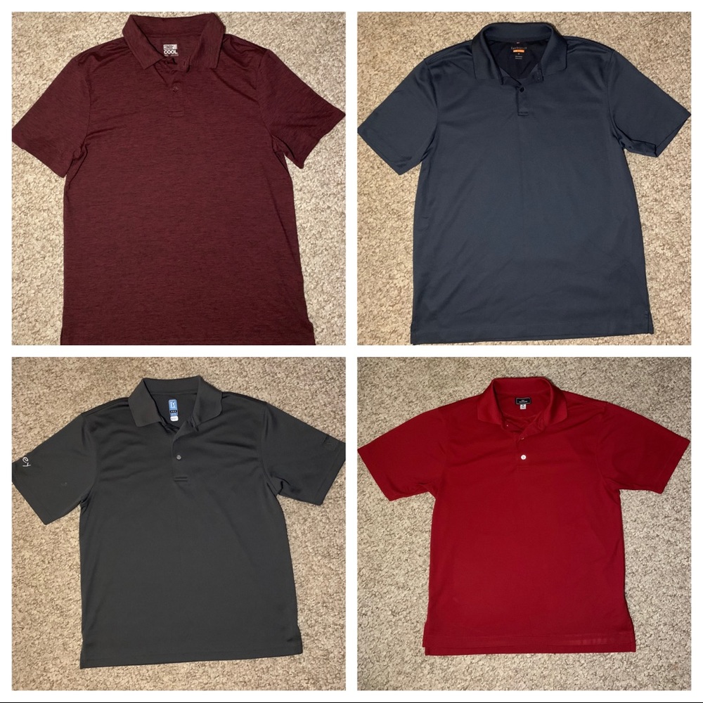 Men’s Golf Polo lot Dockers, PGA Tour, Van Huesen